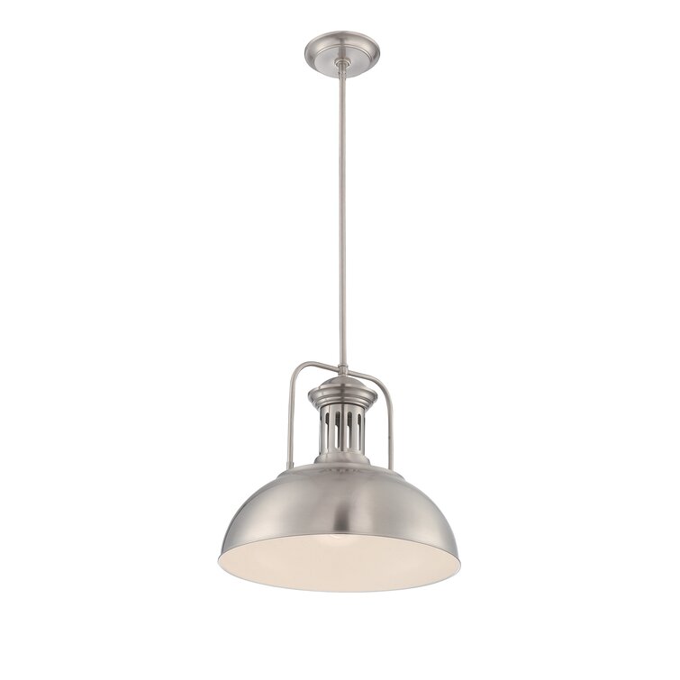 Gracie Oaks Cynitria 1 Light Single Dome Pendant Wayfair